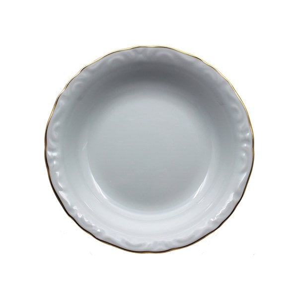 Porland 17 cm Çukur Tabak Altın Yaldız