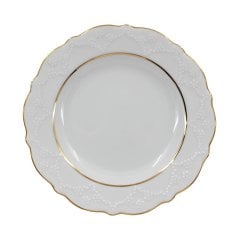 Porland Queen 25 cm Servis Tabağı Altın Yaldız