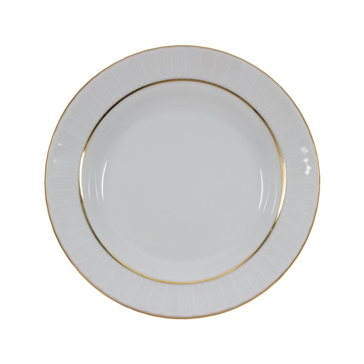 Sedef 22 cm Çukur Tabak Altın Yaldız
