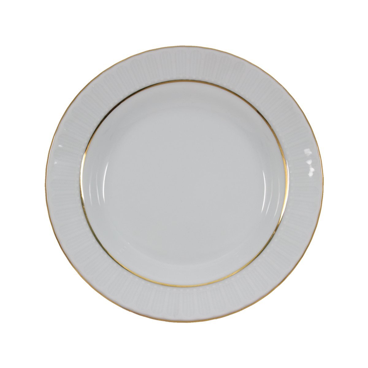 Sedef 22 cm Çukur Tabak Altın Yaldız