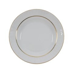 Sedef 22 cm Çukur Tabak Altın Yaldız