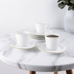 Sedef Çay Fincanı Altın Yaldız