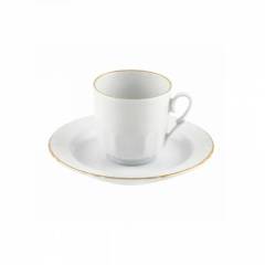 Sedef Kahve Fincanı Altın Yaldız