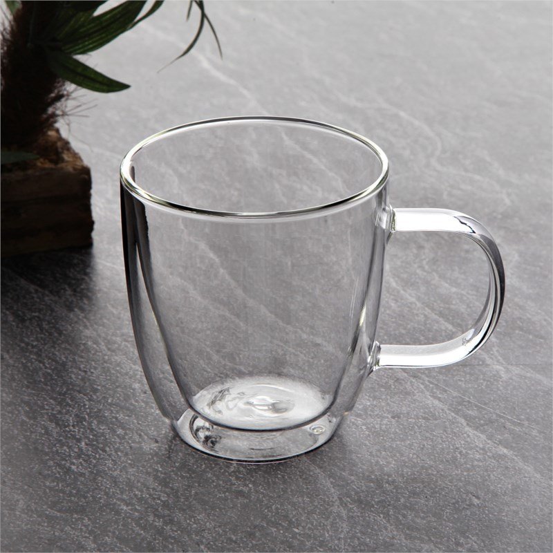 Çift Cidarlı Cam Kupa 310 mL