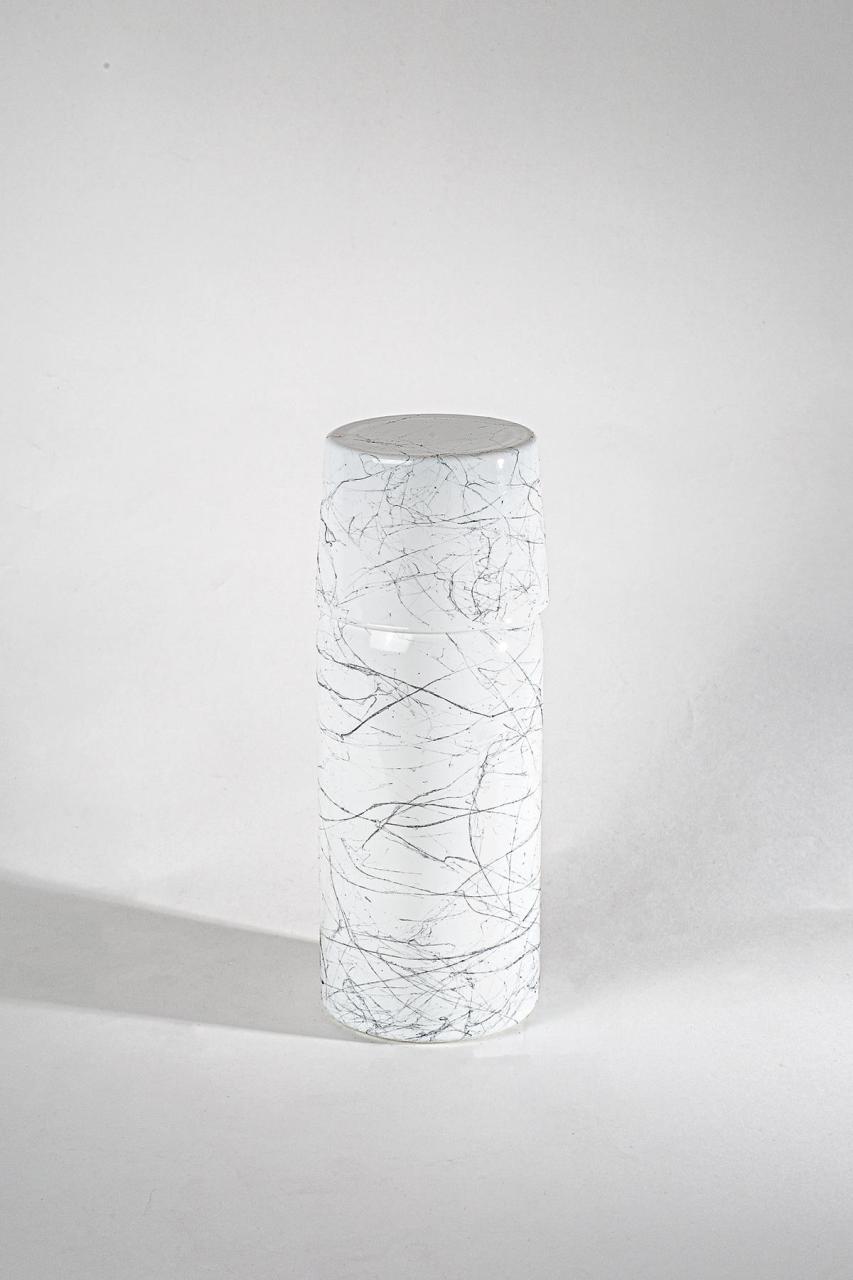 Marble Sürahi Beyaz