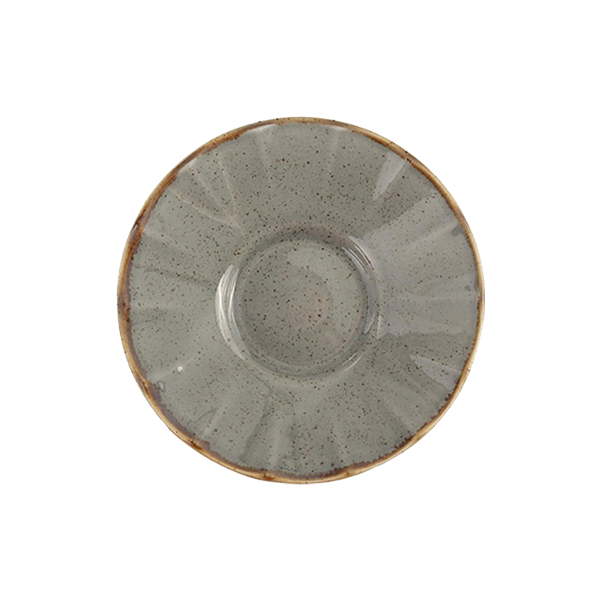 Porland 122912 Seasons Koyu Gri Çay Tabağı