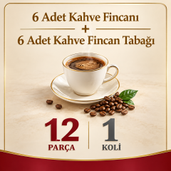 Hümayun Galata 6 Kişilik Kahve Takımı 72cc