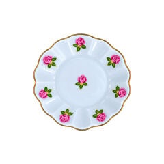Porland Gülyaldız Pembe Çay Tabağı