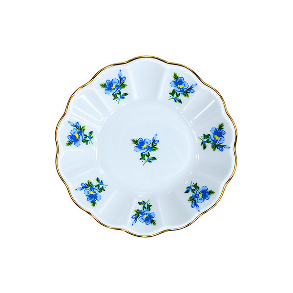 Porland Gülriz Mavi Çay Tabağı